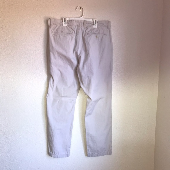J Crew tan chino, classic fit pants, size 34 - length measures 30 1/2” GUC - Picture 3 of 4